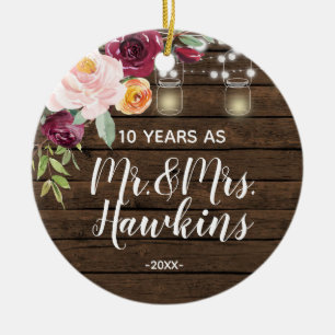 10 ans de personnalisation Ornement