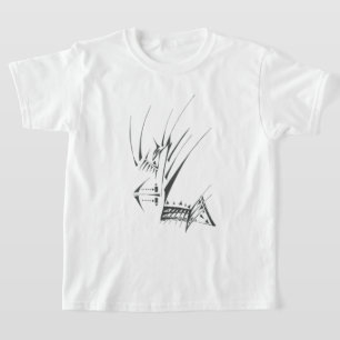 10 Black White Abstract Tribal Tattoo Art T-Shirt