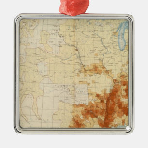 10 Coloured population 1890 Metal Ornament