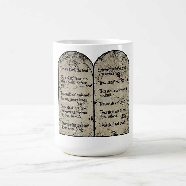 10 Commandements Mug (Centre)