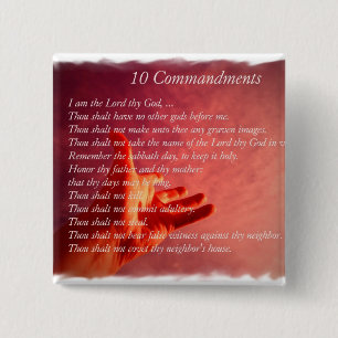 10 Commandments  Pin