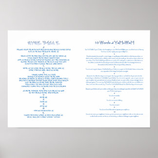 10 commandments poster