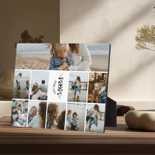 10 Custom Photo Collage Best Mom Ever  Plaque