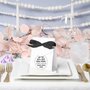 10 Custom Tent Favour Box 25% OFF Bulk Buy Discoun