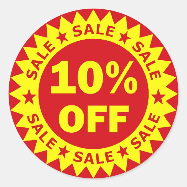 10% De Promo Stickers (Devant)
