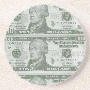 10 Dollar Bill Coaster
