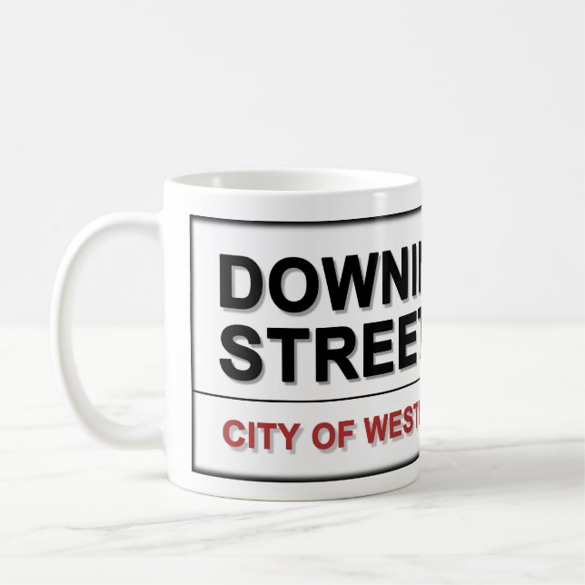 10 Downing Street London England Coffee Mug (Left)