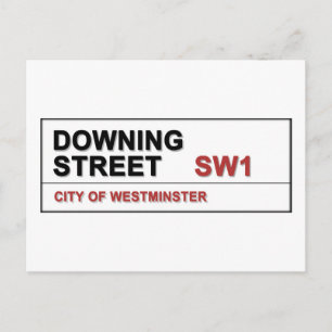 10 Downing Street London England Postcard