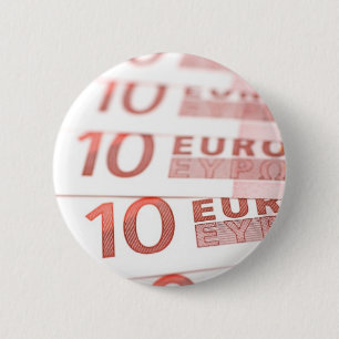 10 Euros 2 Inch Round Button