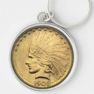 $10 GOLD PIECE KEYCHAIN