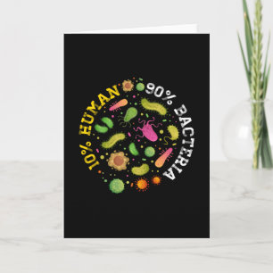 10 Human 90 Bacteria Microbiology Card
