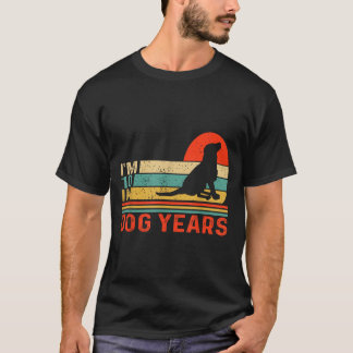 10 In Dog Years Vintage 70th Birthday Funny 70 T-Shirt