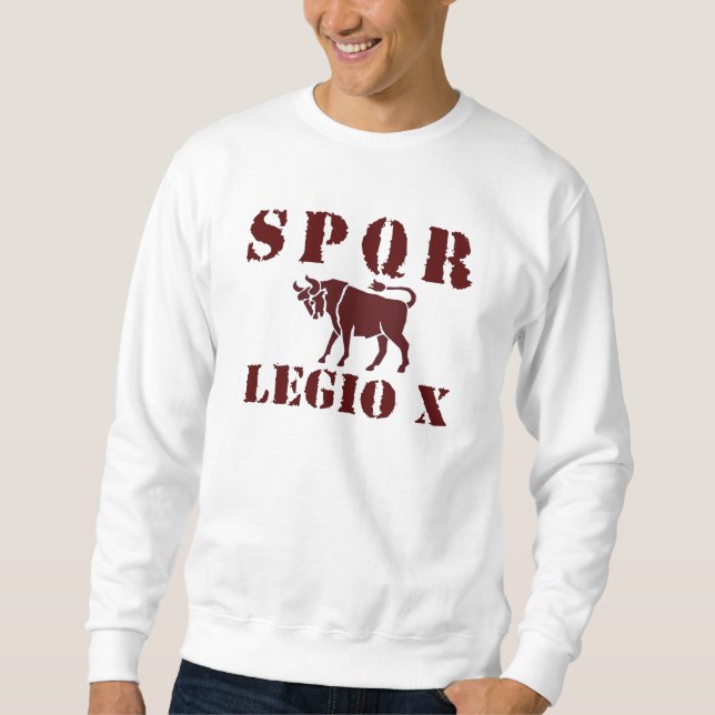 10 Julius Caesar's Famed 10th Roman Legion Apparel Sweatshirt (Front)