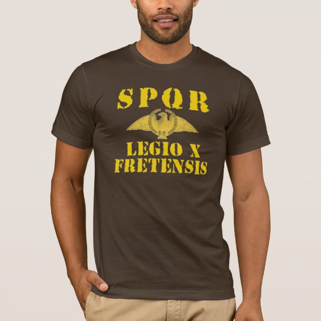 10 Octavian/Augustus' 10th Fretensis Naval Legion T-Shirt (Front)