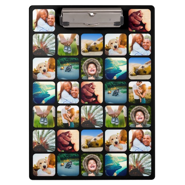 10 Photo Template Clipboard Rounded (Front)