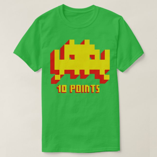 10 Points Vintage Video Game T-Shirt (Design Front)
