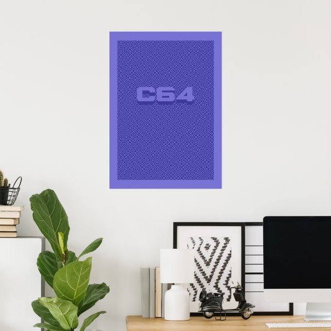 10 PRINT Commodore 64 Poster (Home Office)