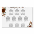 10 Tableau Élégant Rouille Mariage Floral