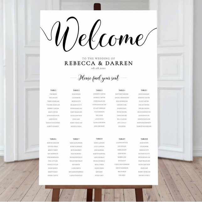 10 Tableau Mariage (Créateur téléchargé)