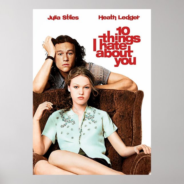 10 things I hate about you Poster (Front)