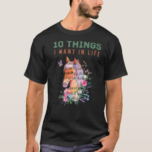 10 Things I Want in Life Horse Heartland For Girl T-Shirt