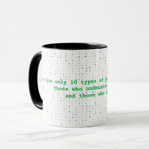10 Type of People Computer Binary Pun Mug
