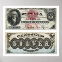 $10 U.S. Banknote Silver Certificate 1878