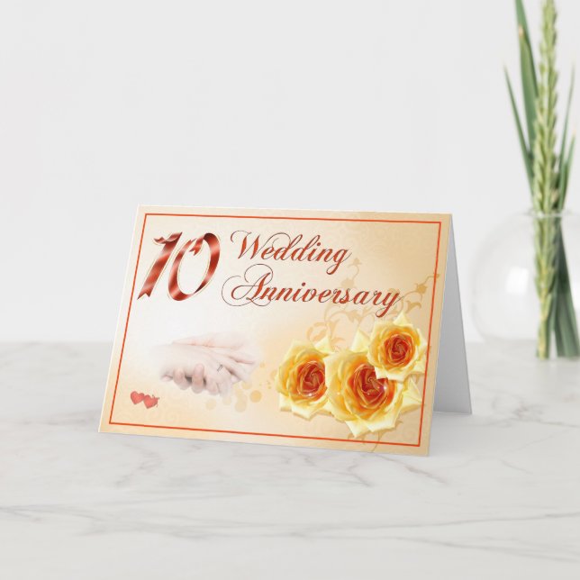 10 Wedding Anniversary Card (Front)