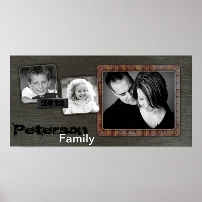 10"x20" 3 Slot Family Collage Montage Urban Blade Poster (Front)