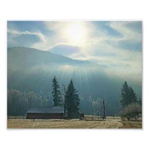 10"x8" Sun & Fog    Unframed Photo Print