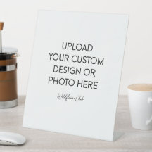 10" X 12" Plastic Pedestal Stand Sign