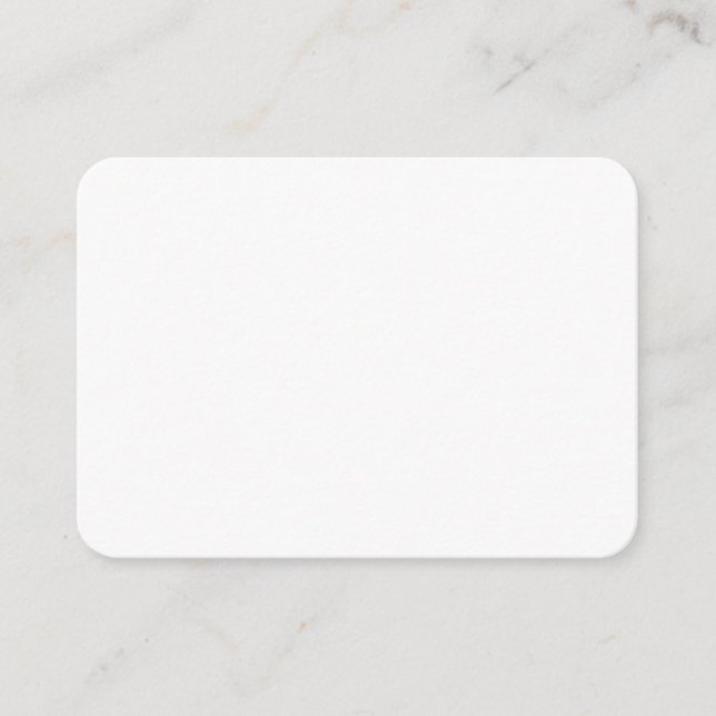 10 x Rounded Wedding Enclosure Cards 3.5" x 2.5" (Front)