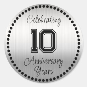 10 Year Anniversary Envelope Seal