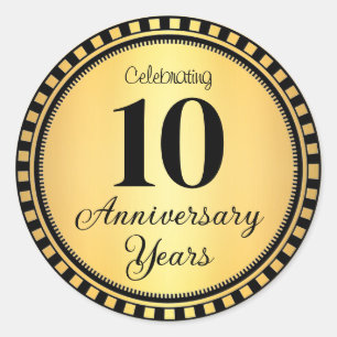 10 Year Anniversary Envelope Seal