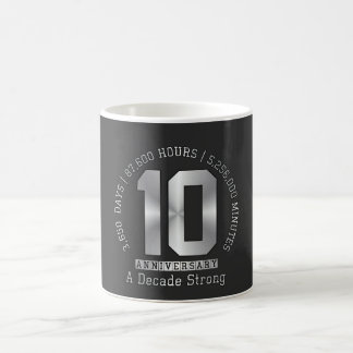 10 Year Anniversary Milestone - A Decade Strong  Coffee Mug