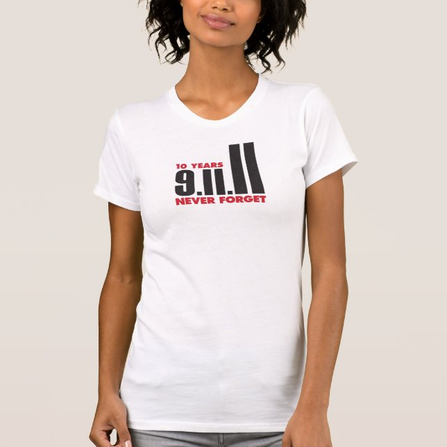 10 Year Anniversary September 11th Shirt (Front)