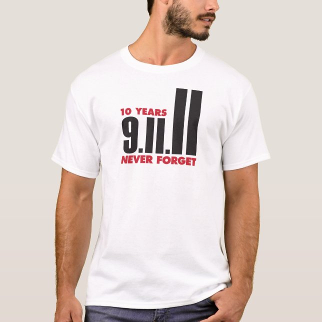 10 Year Anniversary September 11th Shirt (Front)