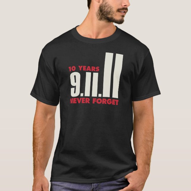 10 Year Anniversary September 11th Shirt (Front)