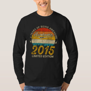 10 Year Old Bday Retro Awesome 10th Birthday Gift T-Shirt