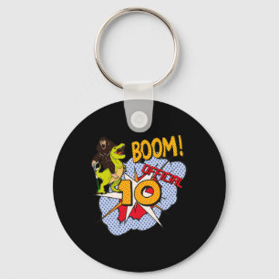 10 Year Old Laser-tag Game Gamer Gift Lasertag 10. Keychain