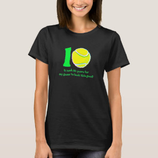 10 Year Old Tennis Player 2012 10th Birthday T-Shirt