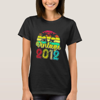 10 Year Old Vintage 2012 Retro 10th Birthday Boys T-Shirt