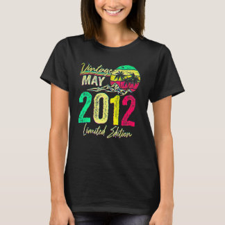 10 Year Old Vintage May 2012  10th Birthday T-Shirt