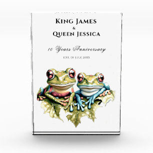 10 Year Wedding Anniversary Garden Casual Party Photo Block