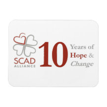 10 years Anniversary SCAD Alliance magnet