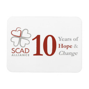 10 years Anniversary SCAD Alliance magnet