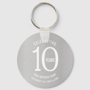 10 years corporate anniversary event favour gift keychain