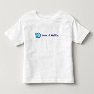 10 Years of Webkinz Logo Toddler T-shirt