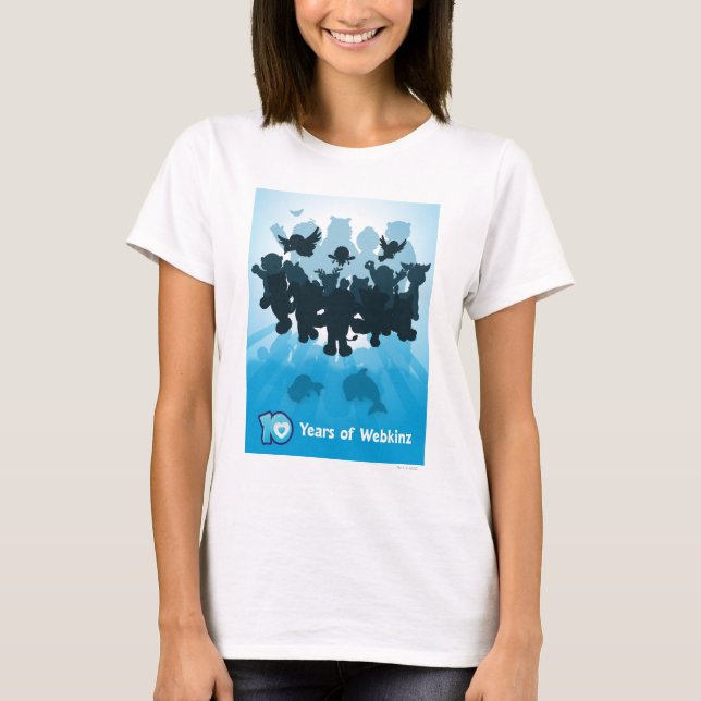 10 Years of Webkinz Silhouette T-Shirt (Front)
