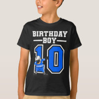 10 Years Old Boy Ice Hockey Player 10th Birthday K